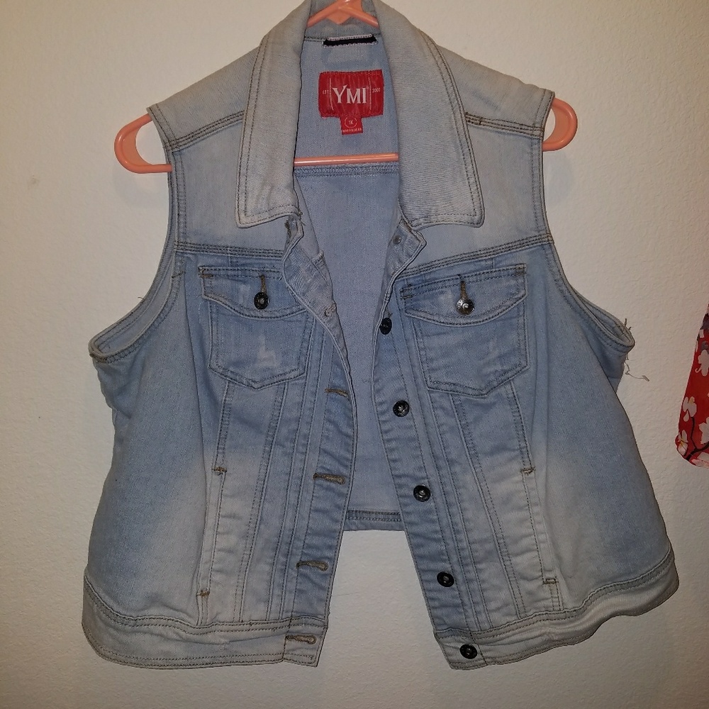 Jean jacket vest